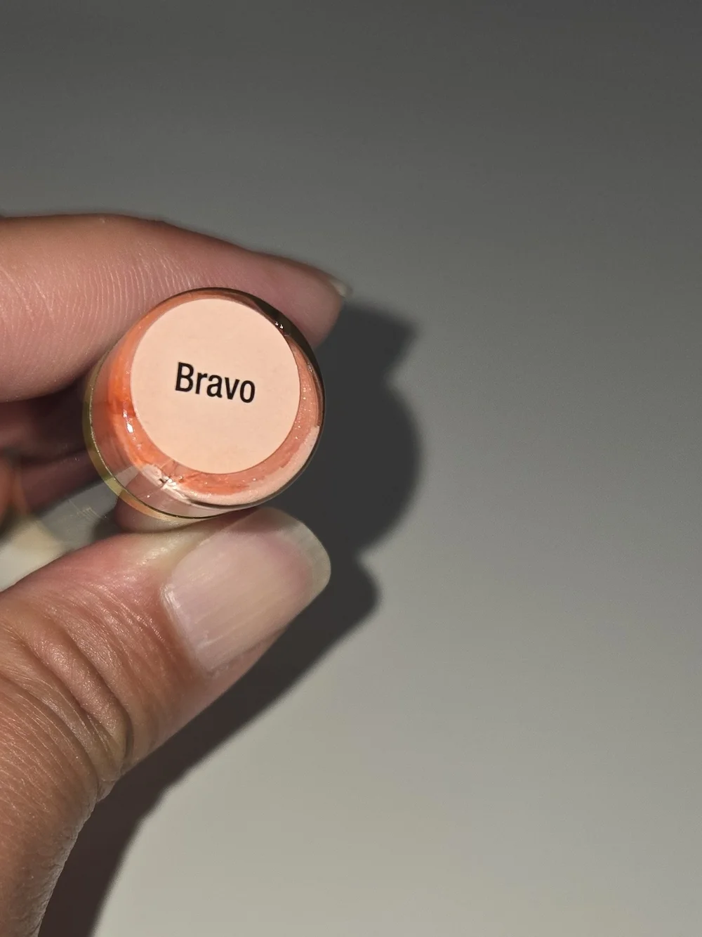 LipSense Bravo — Peach Coral Lipstick